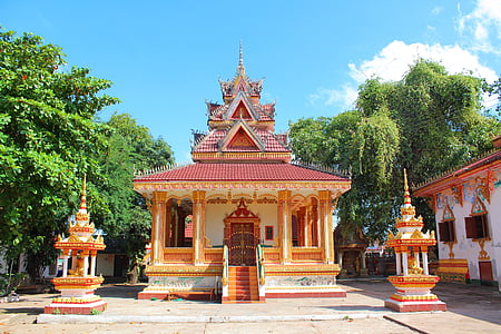 Templo de, Budismo, Marco, viagens, Buda, Ásia