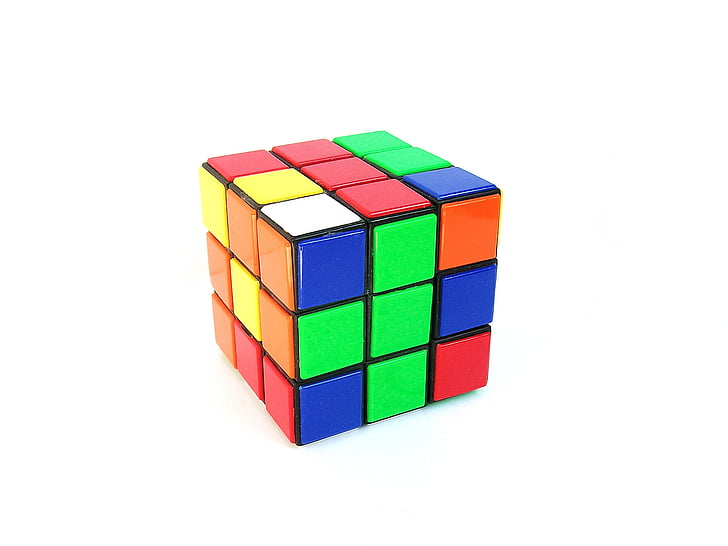 играчка, Рубик куб, ума, пъзел, задачата, Мисля, че, куб