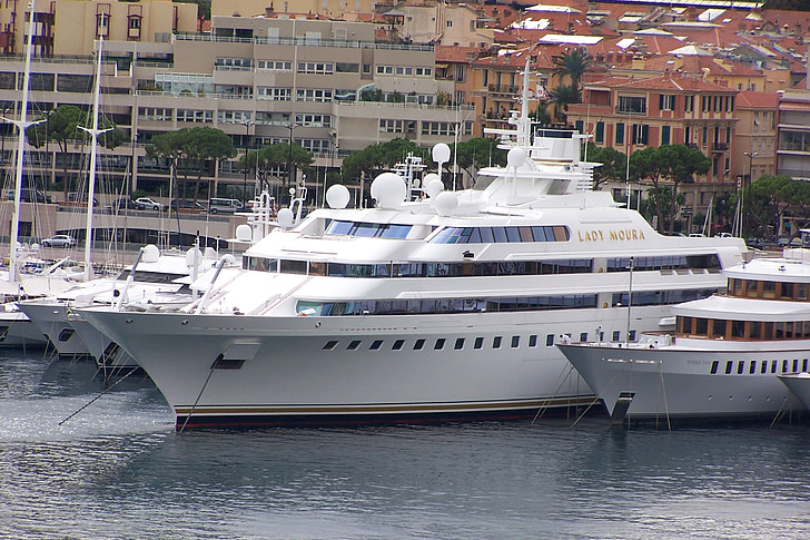 Superyacht, Yacht, lusso, nave, barca, porta, Porto