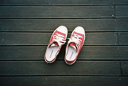 Παπούτσια, ύπουλος, Converse, Πάνινα παπούτσια, ΠΑΡΑΒΑΝ ΚΑΜΒΑΣ, κόκκινο