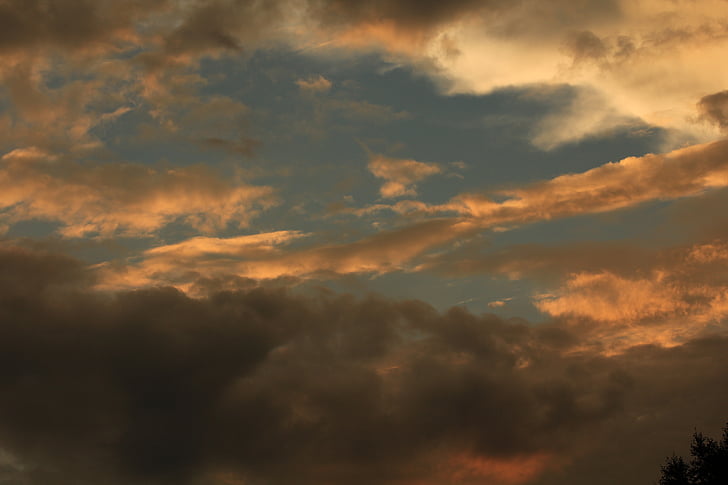 taivas, Sunset, ilta taivaalle, pilvet, Afterglow, abendstimmung, ilmapiiri