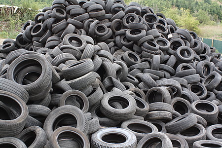 neumáticos, neumáticos usados, PFU, basura, reciclaje, industria