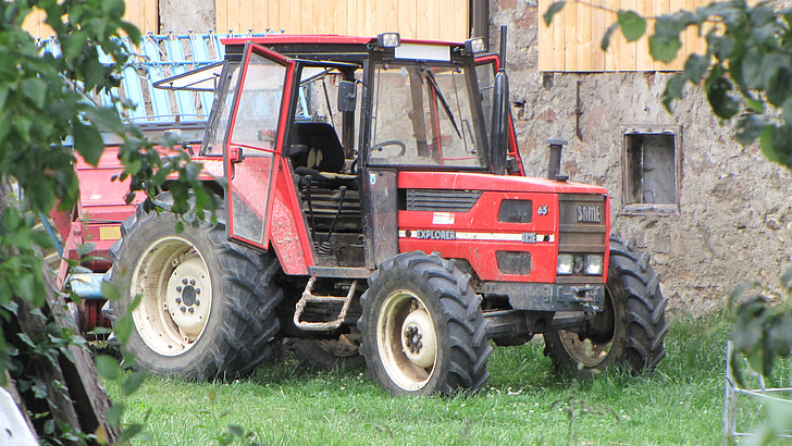 traktor, jordbruket maskin, gård
