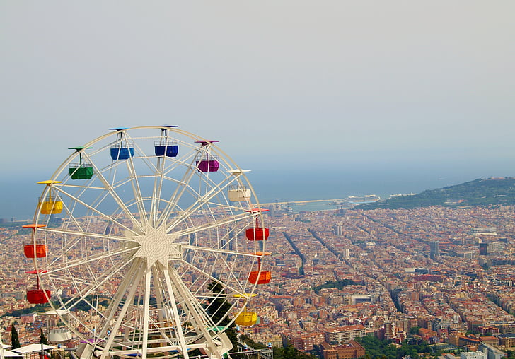 Барселона, забележителности, Европа, Испания, пътуване, град, Каталония