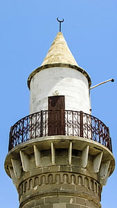 Kypros, Kalo chorio, moskeija, minareetti, muslimi, uskonto
