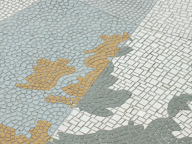 mosaik, peta, keramik, geografi, Inggris