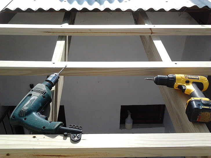 tools, ceiling, work