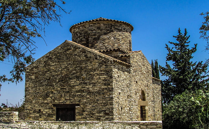 Chypre, Kato lefkara, Ayios timotheos, Église, XVe siècle, architecture, orthodoxe