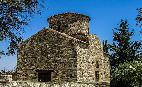 塞浦路斯, 加藤 lefkara, 圣拉萨罗 timotheos, 教会, 第十五世纪, 建筑, 东正教
