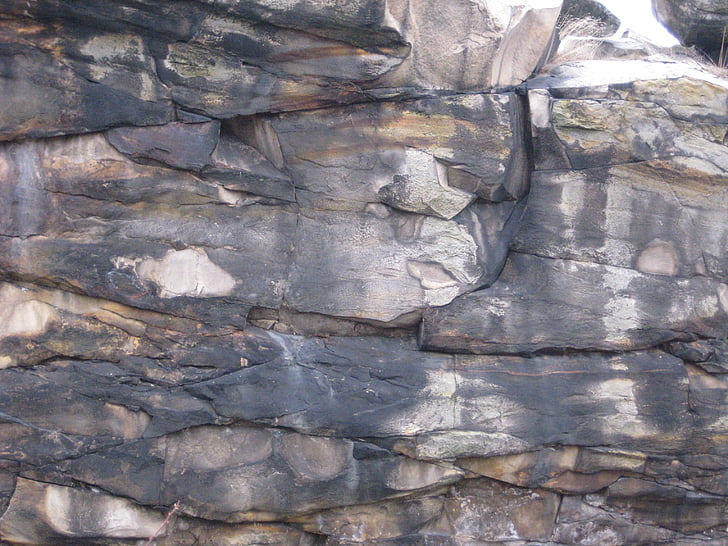 đá tự nhiên, Rock, bức tường