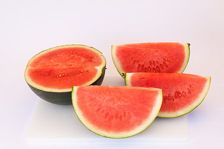 vodní meloun, meloun, šťavnaté, ovoce, jídlo, vynikající, jíst