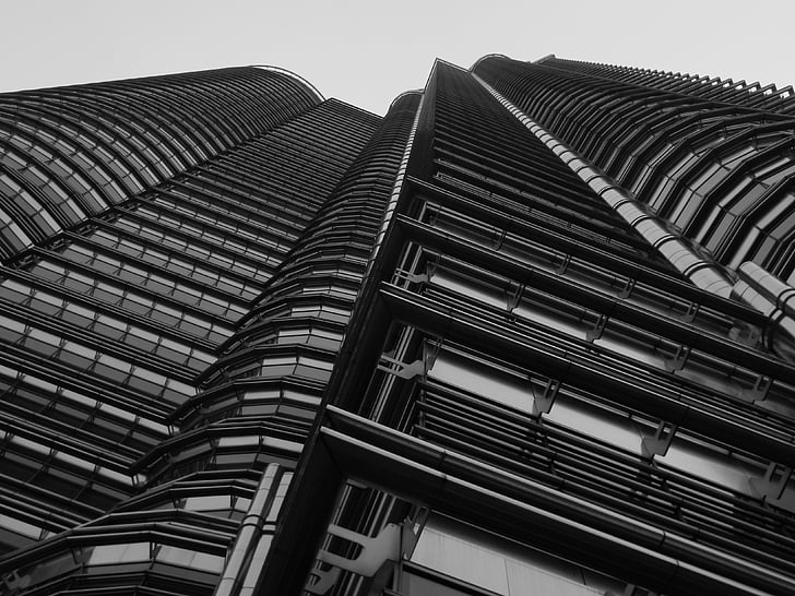 Kuala lumpur, Petronas twin towers, Malaysia, skyskrapa, byggnad, arkitektur, staden