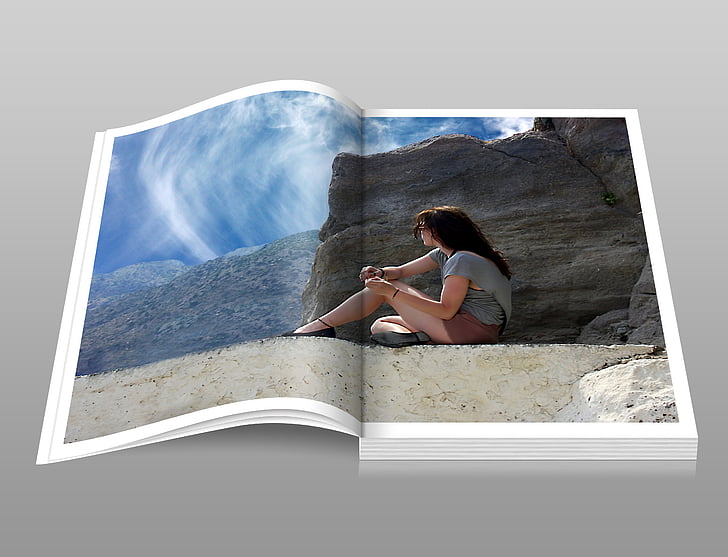 livret, livre, Digital, jeune fille, femme, Catalogue, Photobook