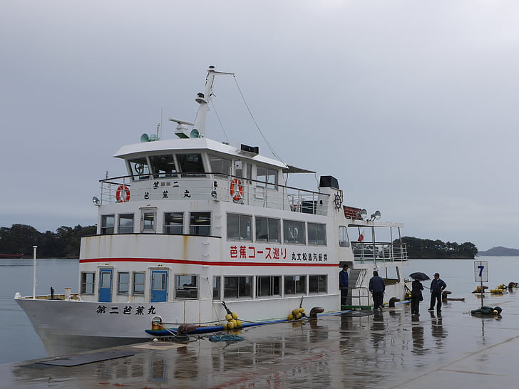 Sendai, Matsushima, bateaux touristiques
