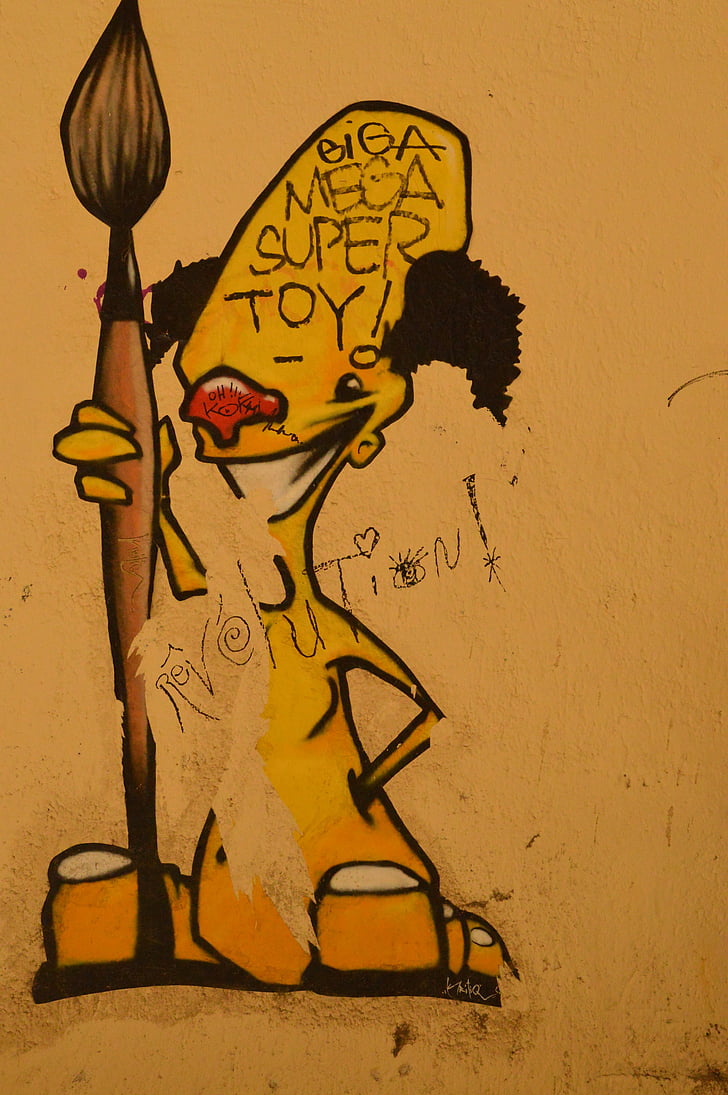 graffiti, városi, Street art, Avignon