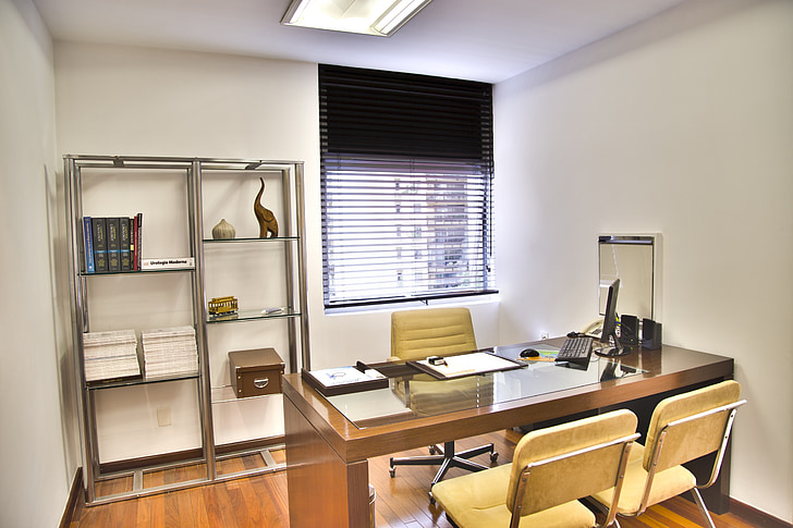 metge, Oficina, equipatge, l'interior, moderna, Habitació interior, taula