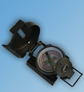 kompas, navigace, kružítka, venkovní, AD, Magnetický