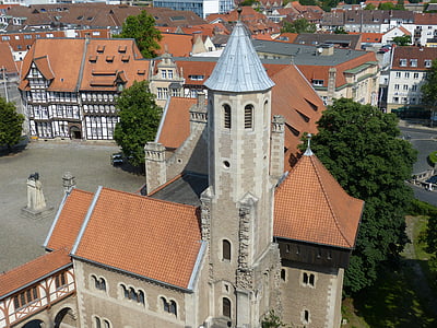 Braunschweig, Castle, Ajalooliselt, Vanalinn, vana, hoone, Avaleht