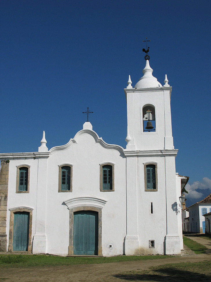 kostel, Paraty, Brazílie