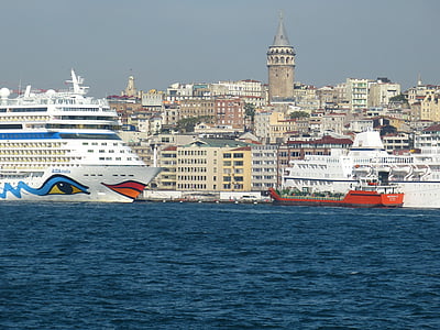 Ixtanbun, Thổ Nhĩ Kỳ, Orient, eo biển Bosphorus, phố cổ, Galata, Nhà thờ Hồi giáo