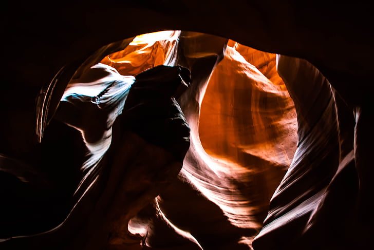 Stein Wellen, Licht, Natur, Landschaft, Tourismus, Arizona, der Antelope canyon