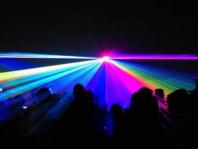 laser, show, laser show, colorful, color, light, artificial light