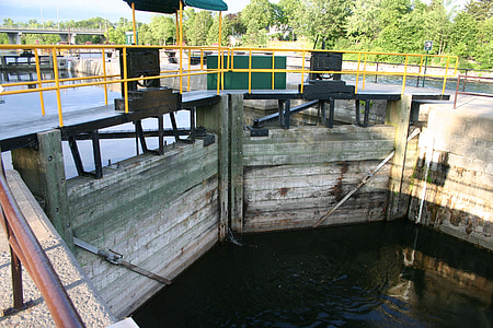 canal de Trent-severn, Ontario, cerraduras, por vía navegable, paseos en barco, agua, barco