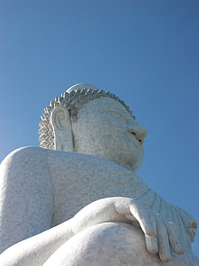 Tailandia, Phuket, Budha, cielo, azul
