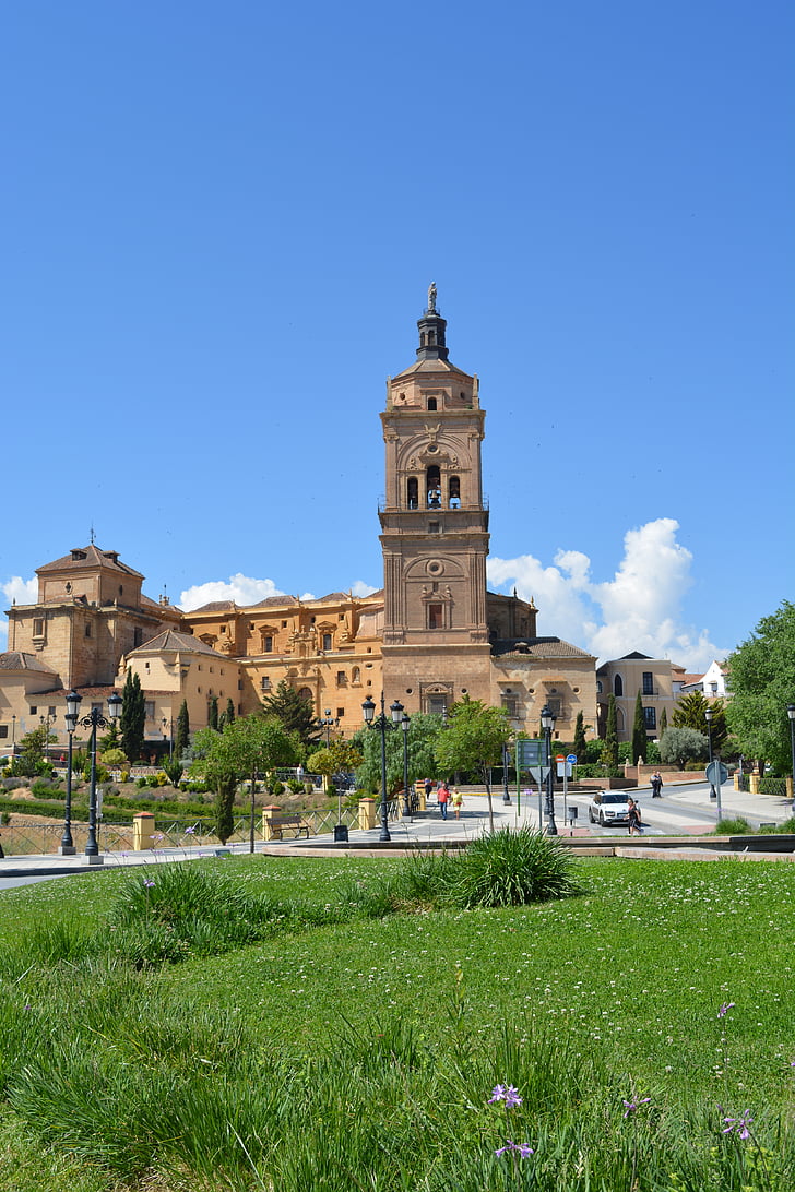 Андалусия, Гвадикс, Церковь, Кафедральный собор Гвадикс, Кафедральный собор, пейзаж, Испания