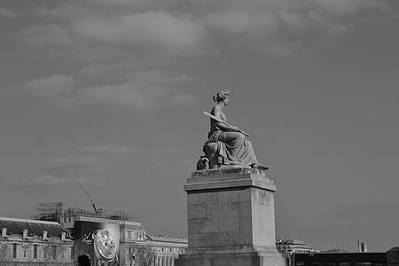 Статуя, скульптуры, небо, Памятник