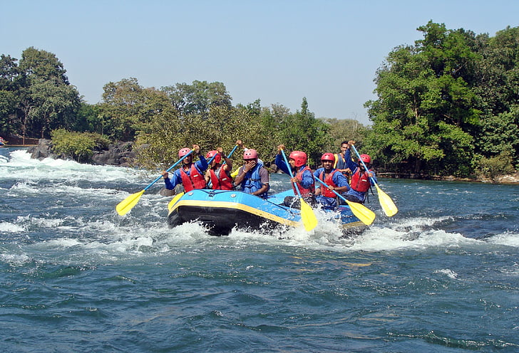 Kali river, dandeli, Karnataka, rafting, rafting en rivière, aventure, sport