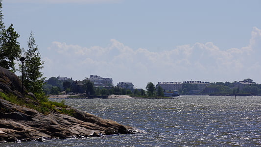 Finnisch, Helsinki, Meer, Strand, Insel
