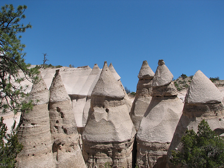 tent rocks, kasha-katuwe, desert, rocks, sandstone, valley, dry