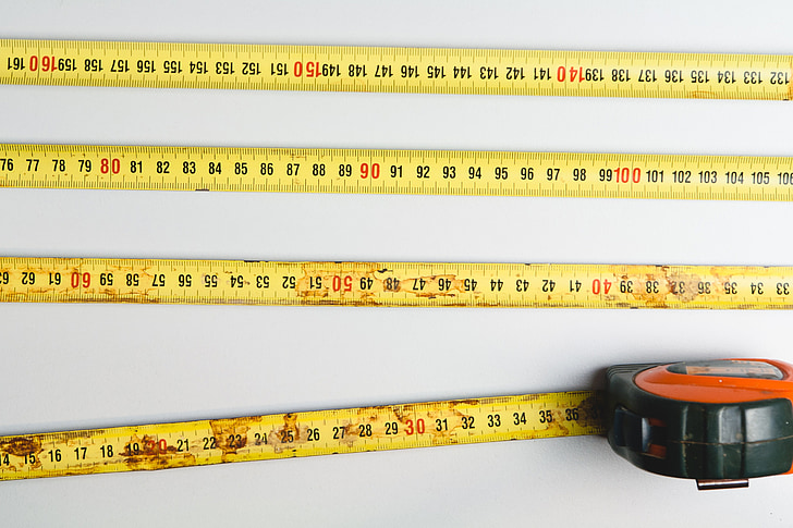 измерване на лента, измерване, инструменти, строителство, уред за измерване, строителната индустрия, линийка