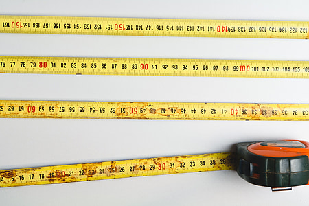 cinta mètrica, mesura, eines, construcció, instrument de mesura, indústria de la construcció, regle