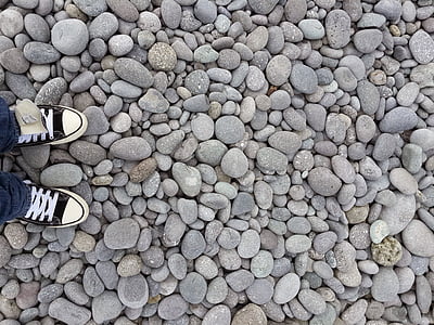 kő, cipők