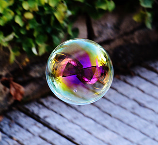 mýdlová bublina, barevné, koule, mýdlovou vodou, udělat mýdlové bubliny, float, zrcadlení
