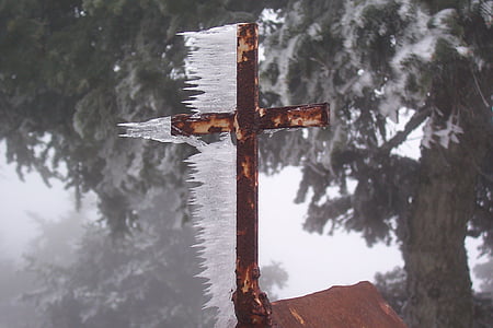 kříž, sníh, ΚΙΘΑΙΡΟΝΑΣ, atika