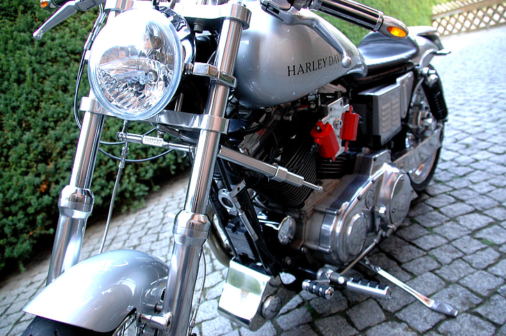 harley davidson, motorcycle, conversion