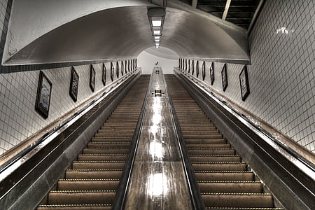 Antwerp, eskalaatori, arhitektuur, underground, Tunel