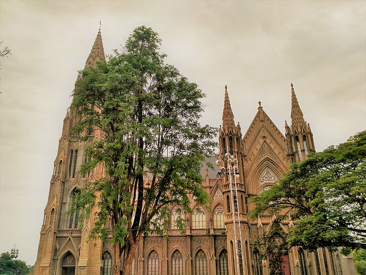 kyrkan, St philomena's cathedral, Mysore