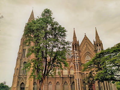 kostol, St philomena cathedral, Mysore