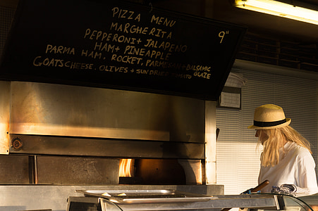 Pizza pood, Restoran, kriit juhatuse, menüü, süüa, Pizza Restoran, Itaalia