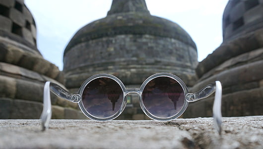 gafas de sol, gafas, moda, estilo, verano, con estilo, reflexión