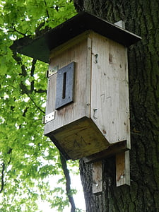 gniježđenja okvir, kavez za ptice, hranilice za ptice, drvo, gniježđenje mjesto