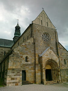 Sulejów, Abbaye, Église, cisterciens, Pologne, architecture, style roman