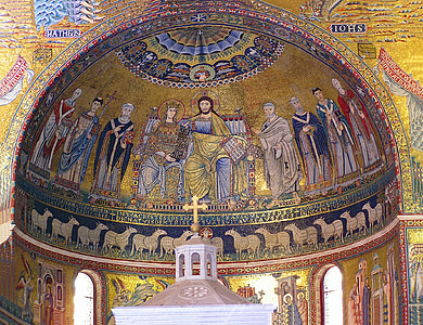 Santa maria στο Τραστέβερε, Ρώμη, Ιταλία, Ευρώπη, Εκκλησία, πίστη, θρησκεία