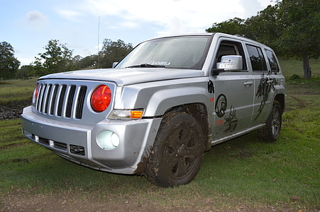 Jeep, Offroad, 4 x 4, beskidte hjul, crossover