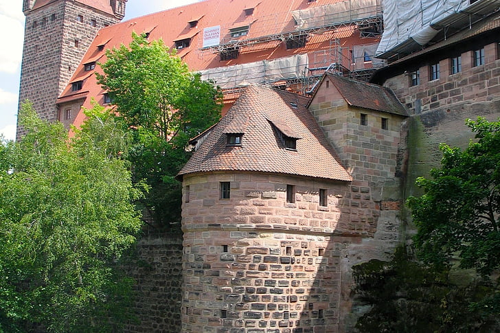 Bamberg, Château, l’Europe, Allemagne, architecture, vieux, histoire
