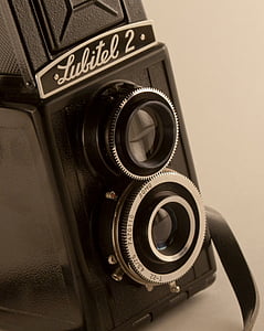 lente, retrô, foto atual, câmera, velho, temas de fotografia, único objeto